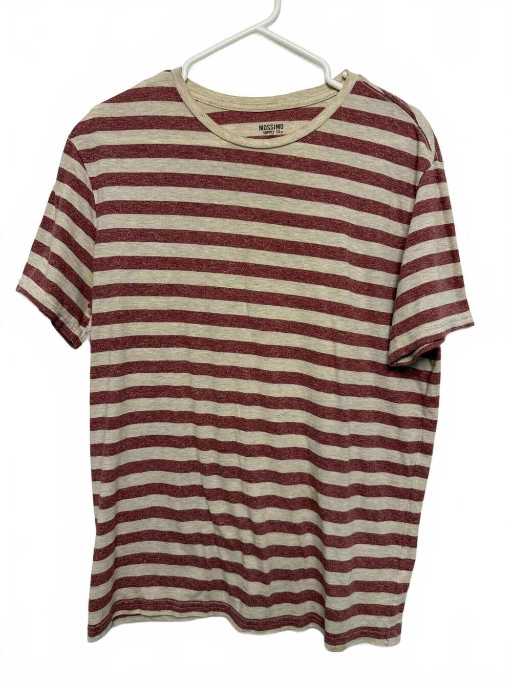 Mossimo Supply Co. Men's Striped Short Sleeve T-Shirt Size Large